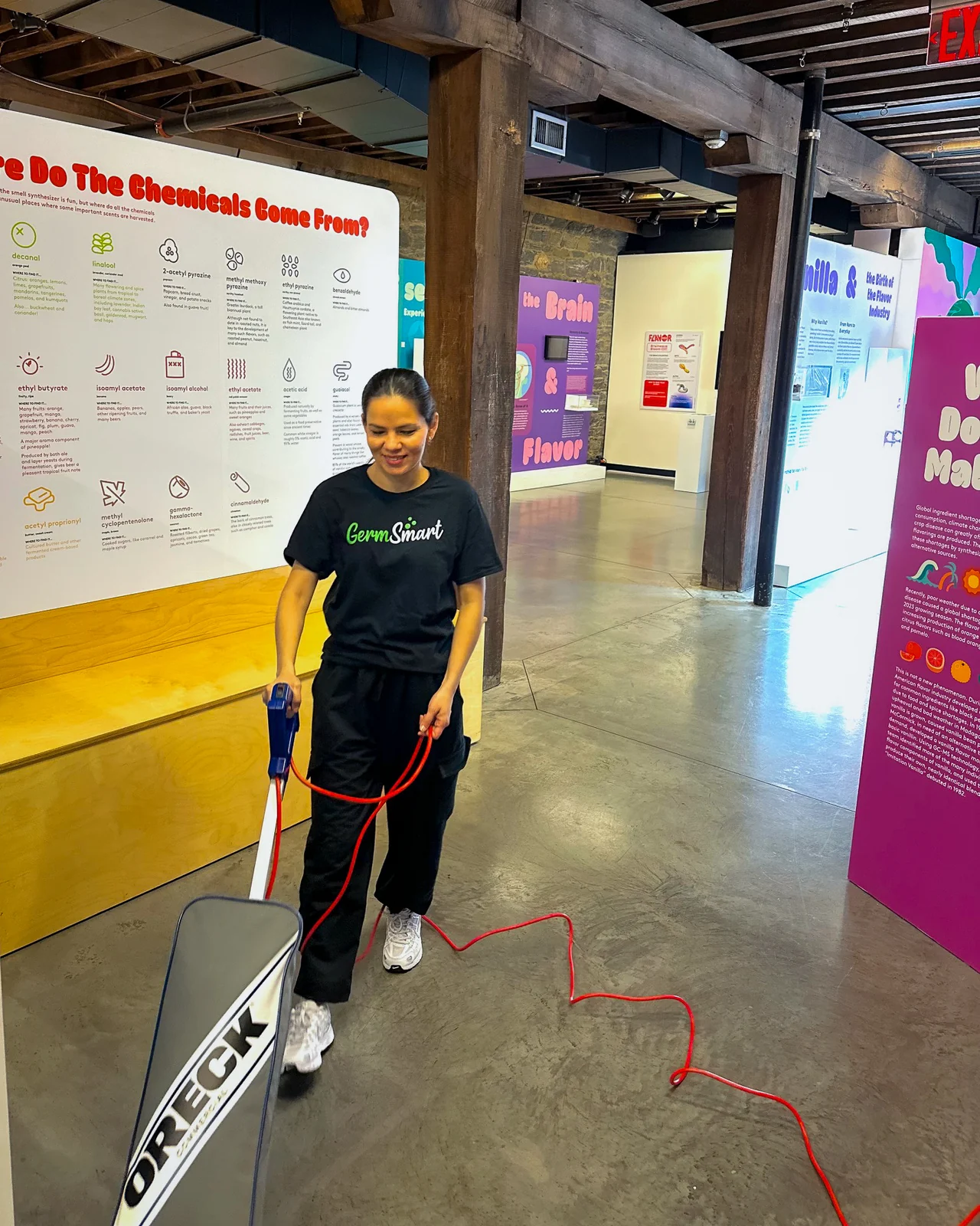 GermSmart team providing hard floor care